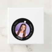 白黒カスタム写真感謝していユーSweet 16 フェイバータグ (インサイチュ)