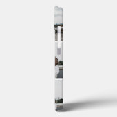 白黒カップル名3枚の写真コラージグリッド Case-Mate iPhoneケース (裏面 / 左)