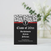 白黒カドゥセウス医学部卒業 招待状 (スタンド正面)