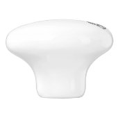 白黒カニのヴィンテージの芸術 セラミックノブ (側面)