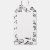 白黒カピバラ ギフトタグ (裏面)