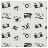白黒カメラ ファブリック (見本)