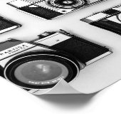 白黒カメラ ポスター (角)