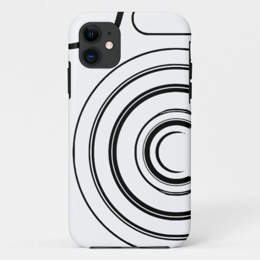 白黒カメラ Case-Mate iPhoneケース (裏面)