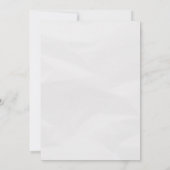 白黒カラオケシンプルオバースデーパーティー 招待状 (裏面)