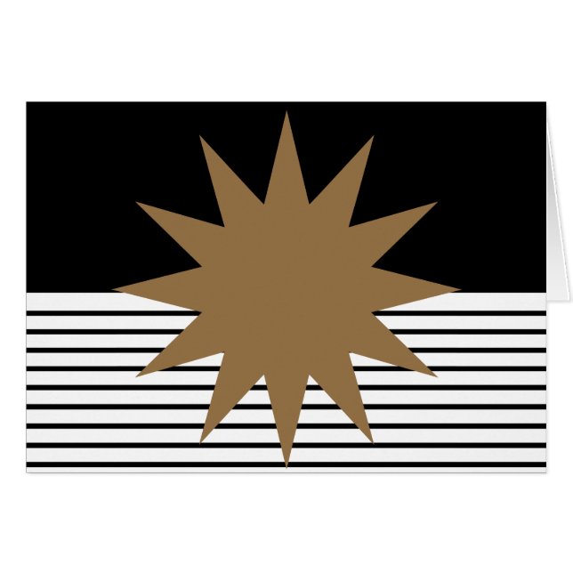 白黒カラーブロックとブラウンサン (正面横)