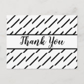 白黒カリカリとクラシックありがとう ポストカード (正面)