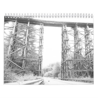 白黒カレンダー カレンダー