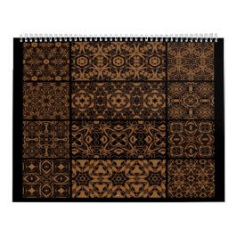 白黒カレンダー カレンダー