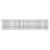 白黒カントリーファームハウスパターン ショートテーブルランナー (横)