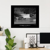 白黒カンバーランド秋 ポスター (ホームオフィス)