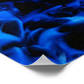 白黒ガラス抽象芸術 ポスター (角)