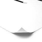 白黒キス唇メイクファッション ポスター (コーナー)