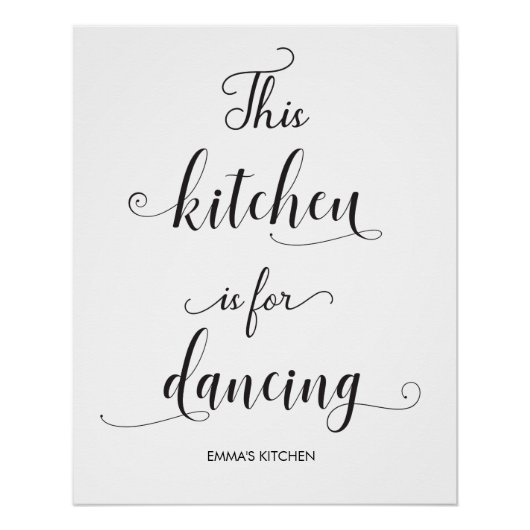 白黒キッおもしろいチン引用文タイポグラフィ ポスター (正面)