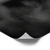 白黒キツネ ポスター (角)