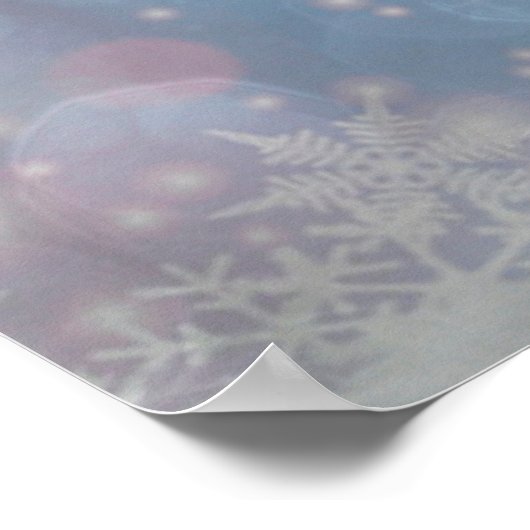 白黒キティ猫カスタマイズ可能ポスター ポスター (角)