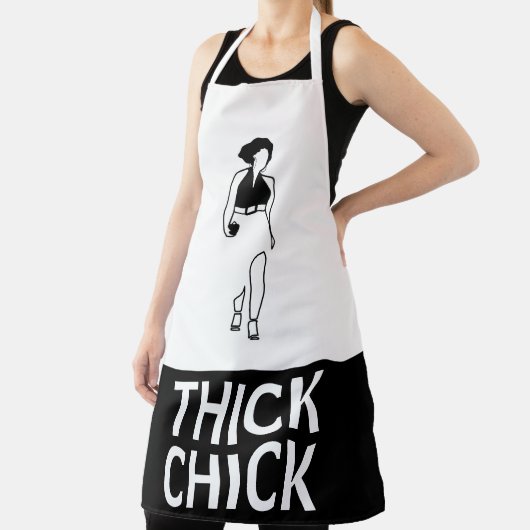 白黒キャットウォークシック エプロン (インサイチュ)