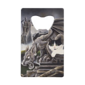 白黒キャットガルゴイル クレジットカード栓抜き (裏面)