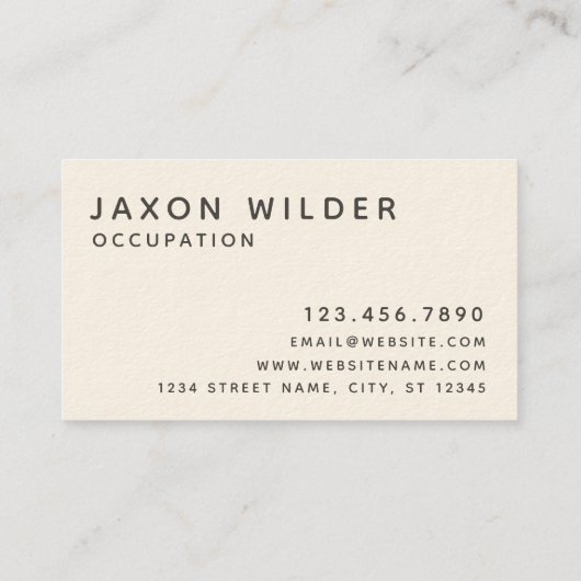 白黒キャットシルエットクラミニマルウ 名刺 (裏面)