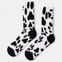 白黒キャットポーズプリント