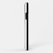 白黒キャンディストライプー Case-Mate iPhoneケース (裏面/右)