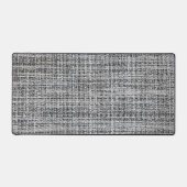 白黒キャンバスのテクスチャ デスクマット (正面)