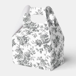 白黒キャンバスパフランスのーティーの好意 フェイバーボックス