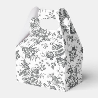 白黒キャンバスパフランスのーティーの好意 フェイバーボックス