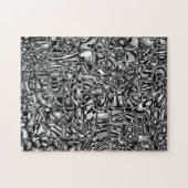 白黒キューブ ジグソーパズル (横)