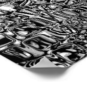 白黒キューブ ポスター (角)