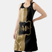 白黒キリン柄 エプロン (インサイチュ)