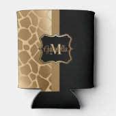 白黒キリン柄 缶クーラー (裏面)