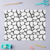 白黒キリン模様ティッシュペーパー 薄葉紙 (クラフト)