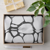 白黒キリン模様ティッシュペーパー 薄葉紙 (ギフト)