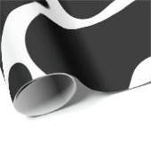 白黒キリン模様 ラッピングペーパー (ロールコーナー)