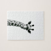 白黒キリン ジグソーパズル (横)