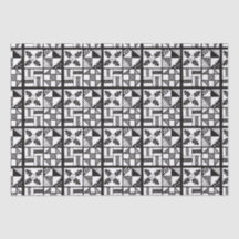 白黒キルティング