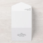 白黒キングスチェスピースゲイ オールインワン招待状 (外側)