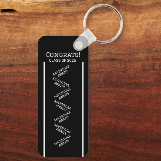 白黒キーチカスタムェーン キーホルダー (裏面)