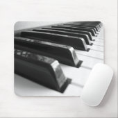 白黒キーボード- マウスパッド (マウス)