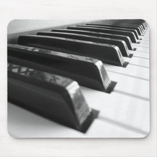 白黒キーボード- マウスパッド (正面)