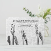 白黒ギターズ·ミュージック·フ結婚ェザーズ 招待状 (スタンド正面)