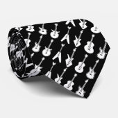 白黒ギタータイム ネクタイ (ロール)