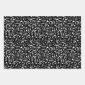 白黒ギター2 ラッピングペーパーシート (正面2)