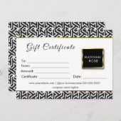 白黒ギフト券 (正面/裏面)