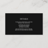 白黒ギフト登録エンクロージャカード エンクロージャーカード (正面)