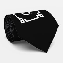 白黒ギリシャ鍵フレーム#2イニシャルモノグラム