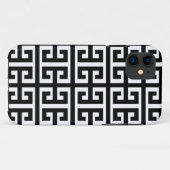 白黒ギリシャ鍵 Case-Mate iPhoneケース (裏面(横))
