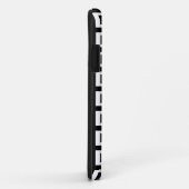 白黒ギリシャ鍵 Case-Mate iPhoneケース (裏面/右)