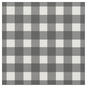 白黒ギンガムチェック ファブリック (クローズアップ)